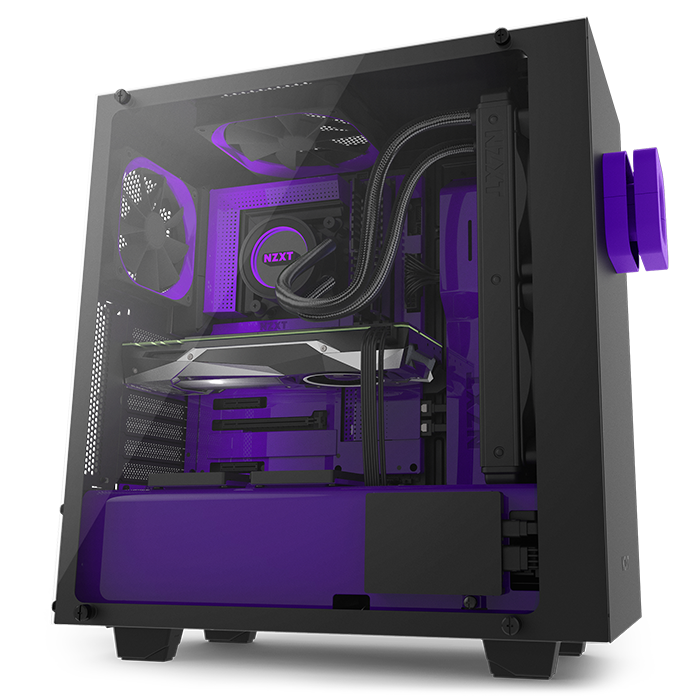 NZXT S340 ELITE Limited Purple Edition