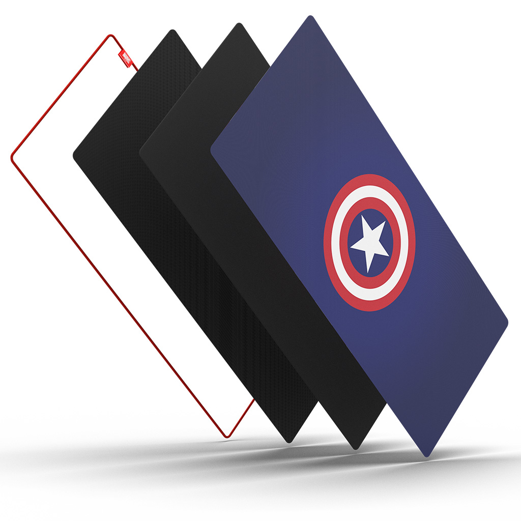[S등급] BRAVOTEC 마블 캡틴아메리카 데스크 장패드 일반형