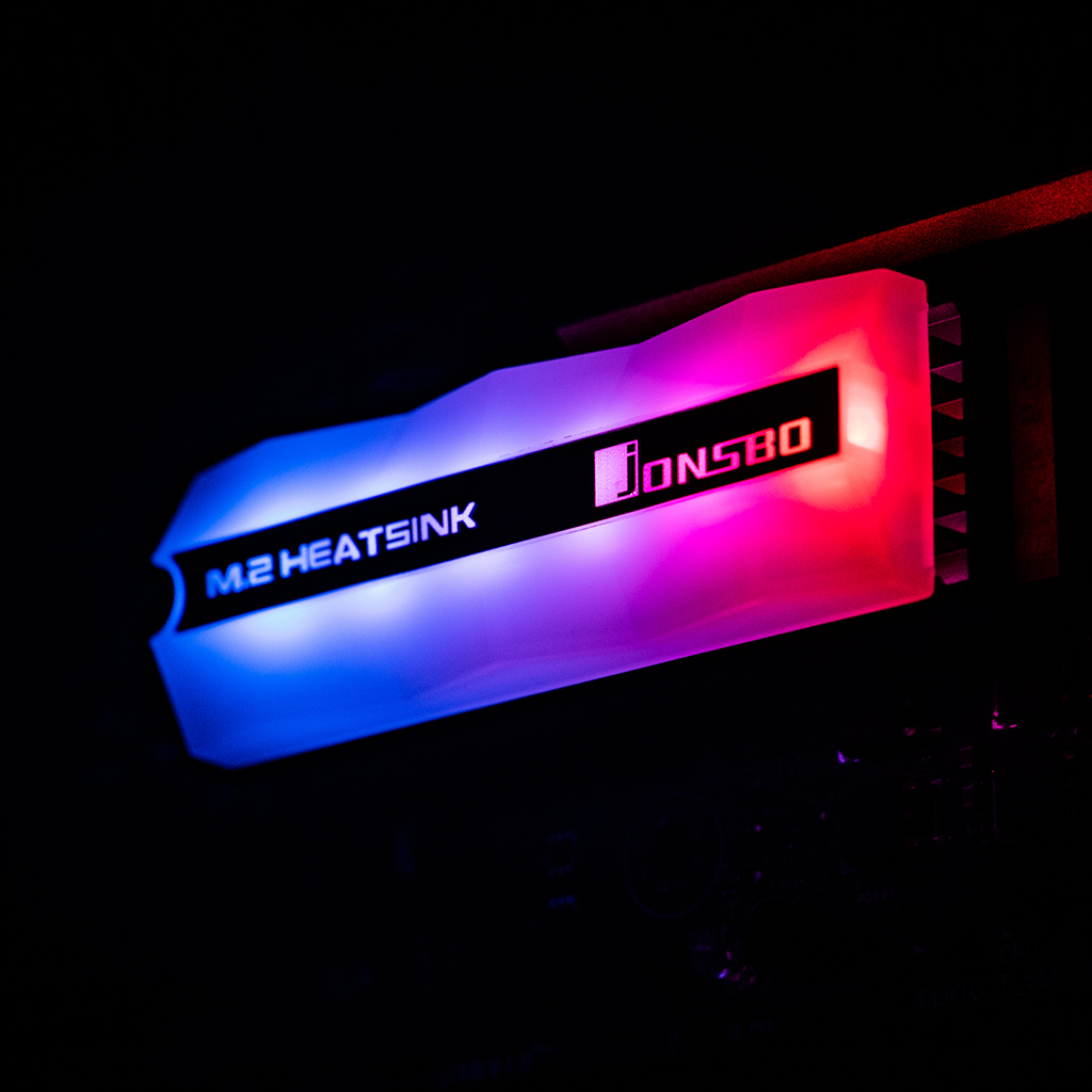[S등급] JONSBO JELLY M.2 SSD HEATSINK AUTO RGB