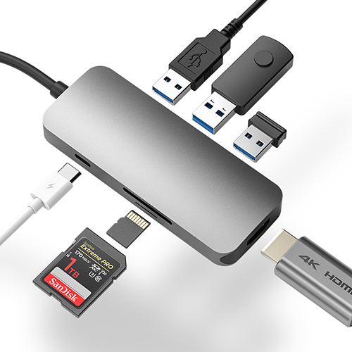 [S+등급] EQUALE U7 7-in-1 4K HDMI 87W USB-C HUB