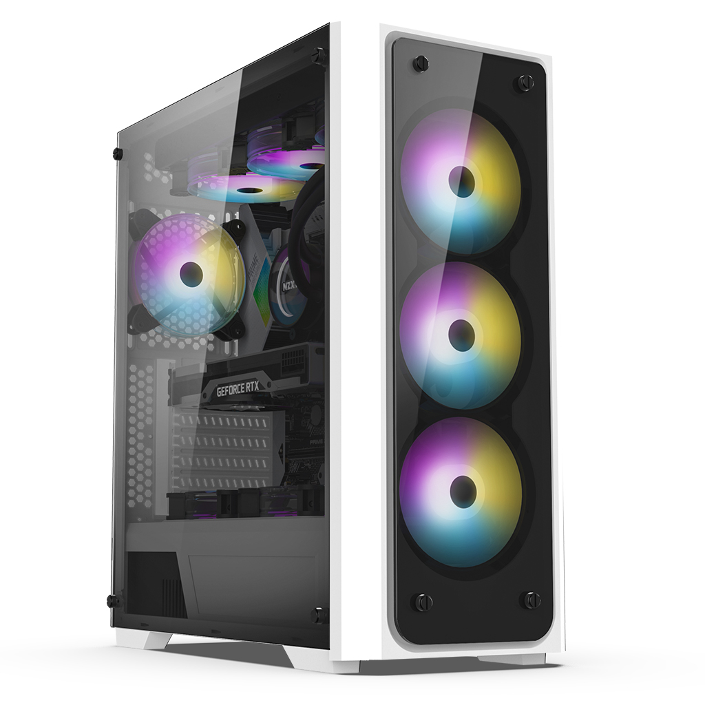 [S등급] SWORD S810 RGB 타이탄 글래스 화이트