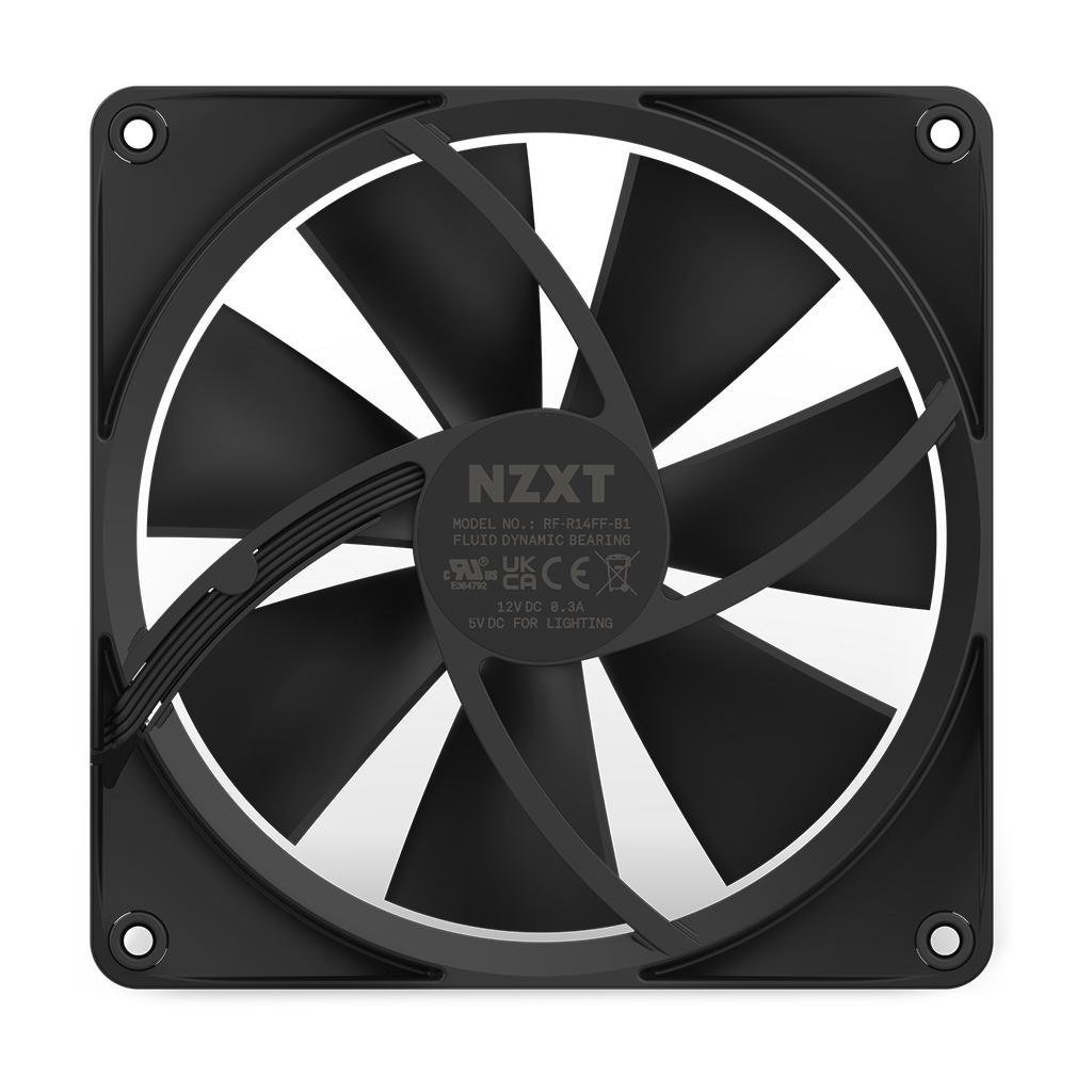 [S+등급] NZXT F140 RGB MATTE BLACK