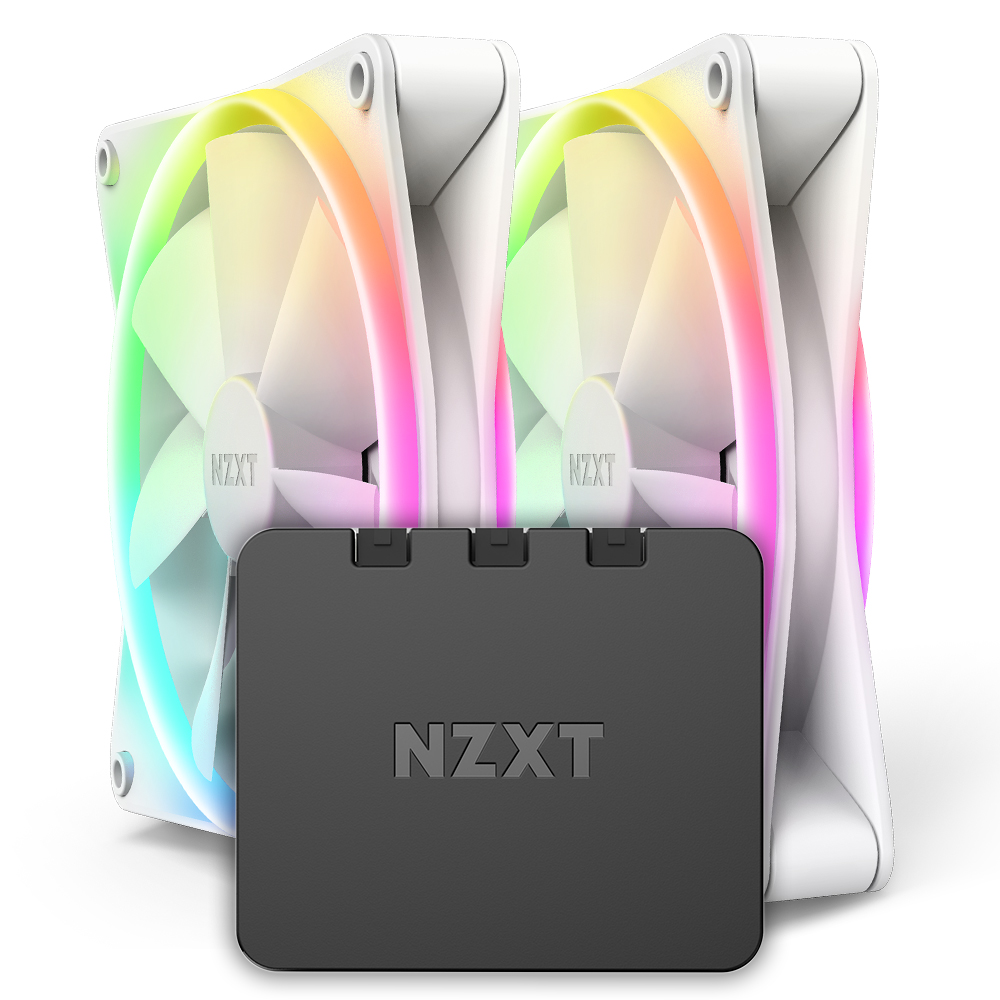 NZXT F140 RGB DUO Matte White Duo Pack