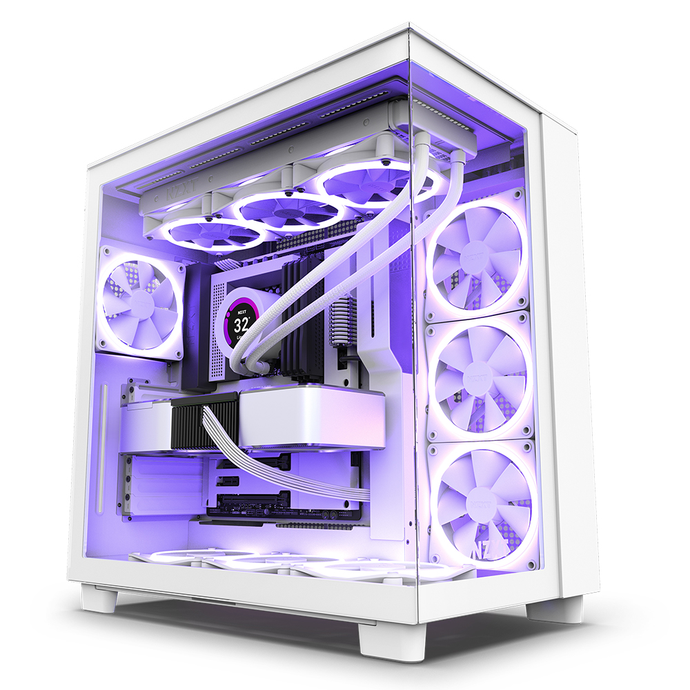 [S등급] NZXT H9 FLOW Matte White