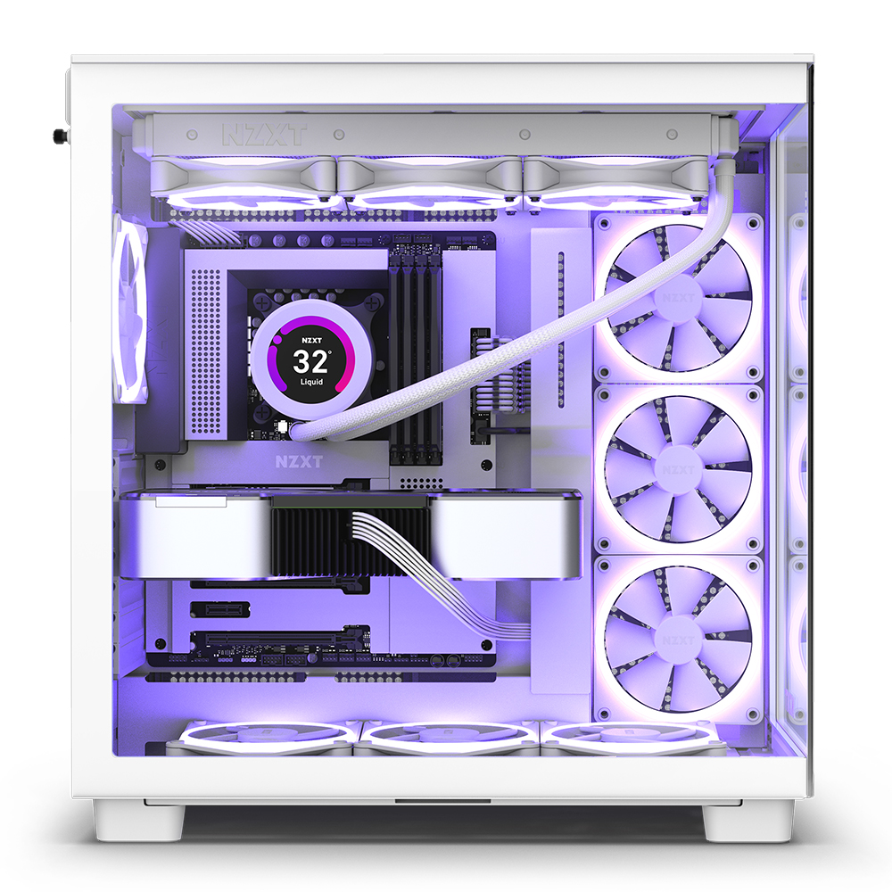 [S등급] NZXT H9 FLOW Matte White