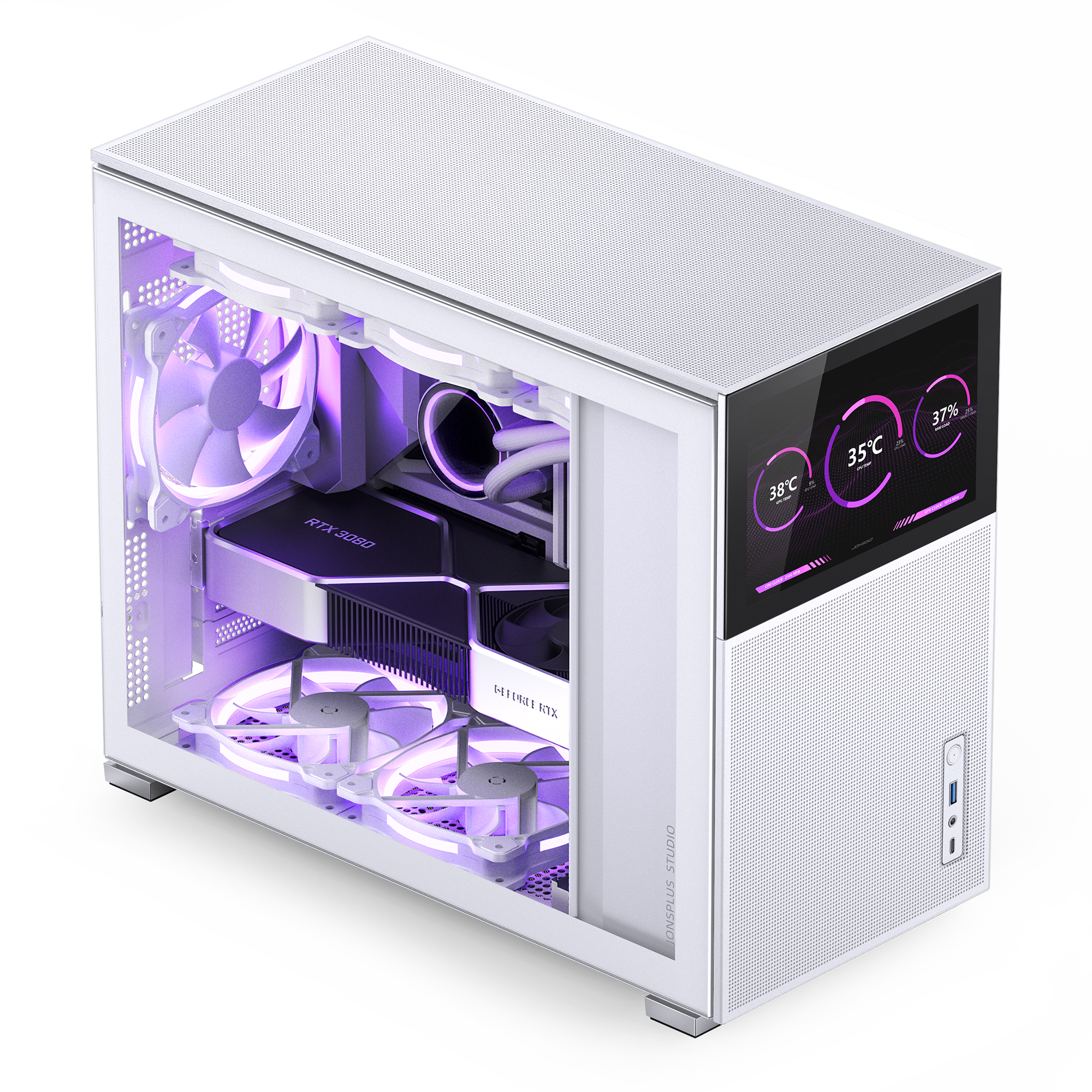 [S등급] JONSBO D31 MESH SCREEN White