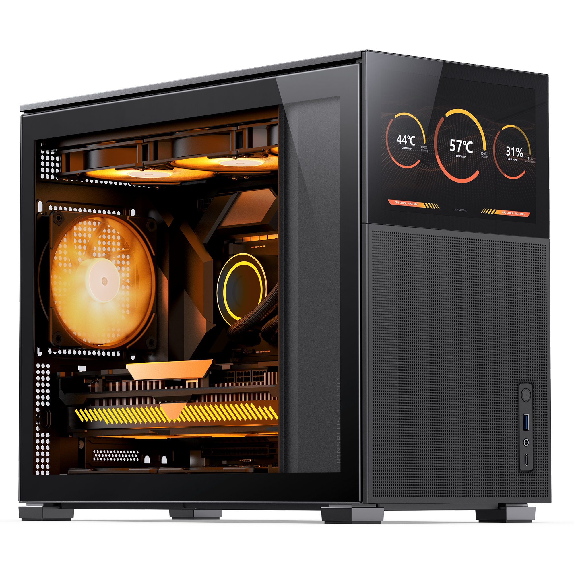 [S+등급] JONSBO D41 MESH SCREEN Black