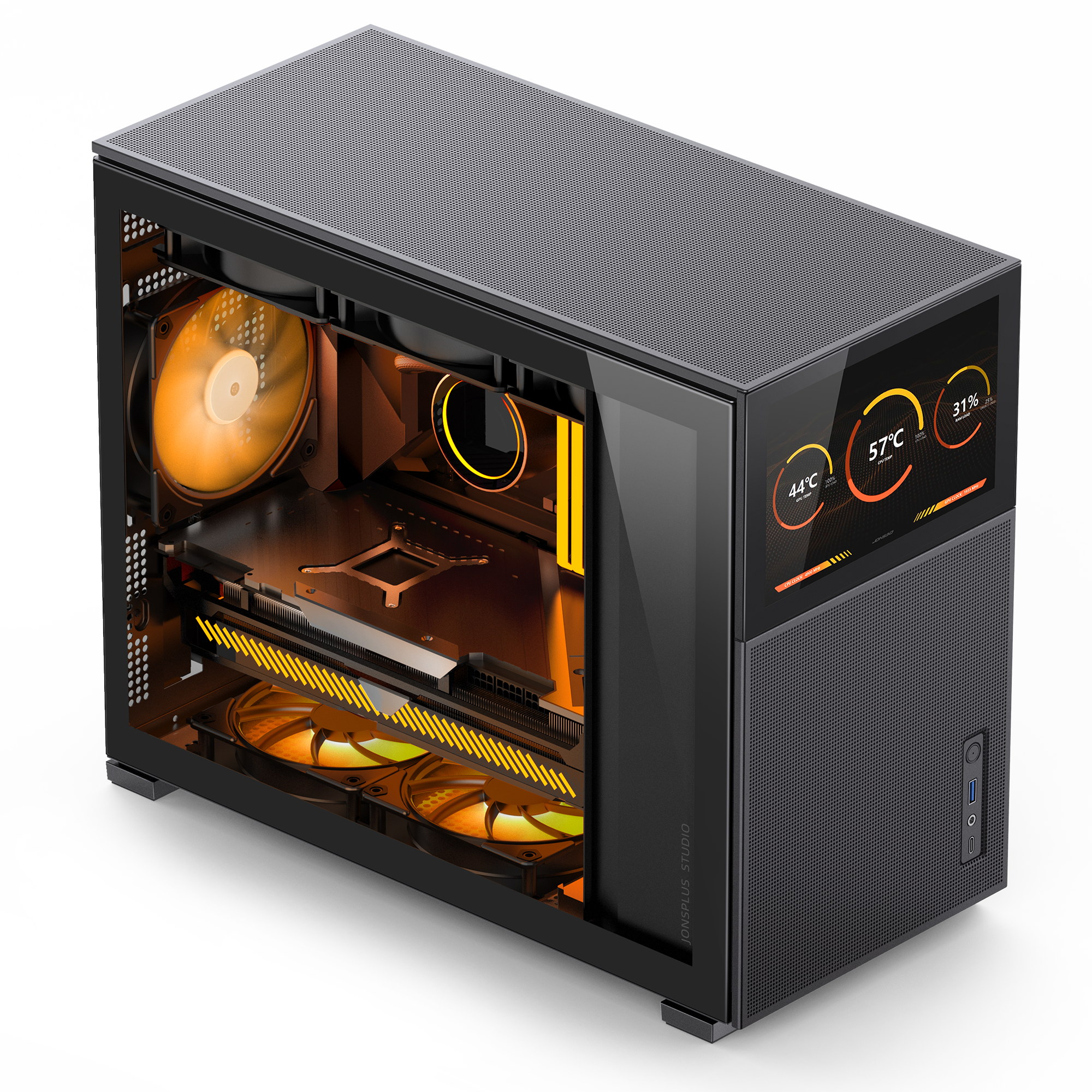[S등급] JONSBO D31 MESH SCREEN Black