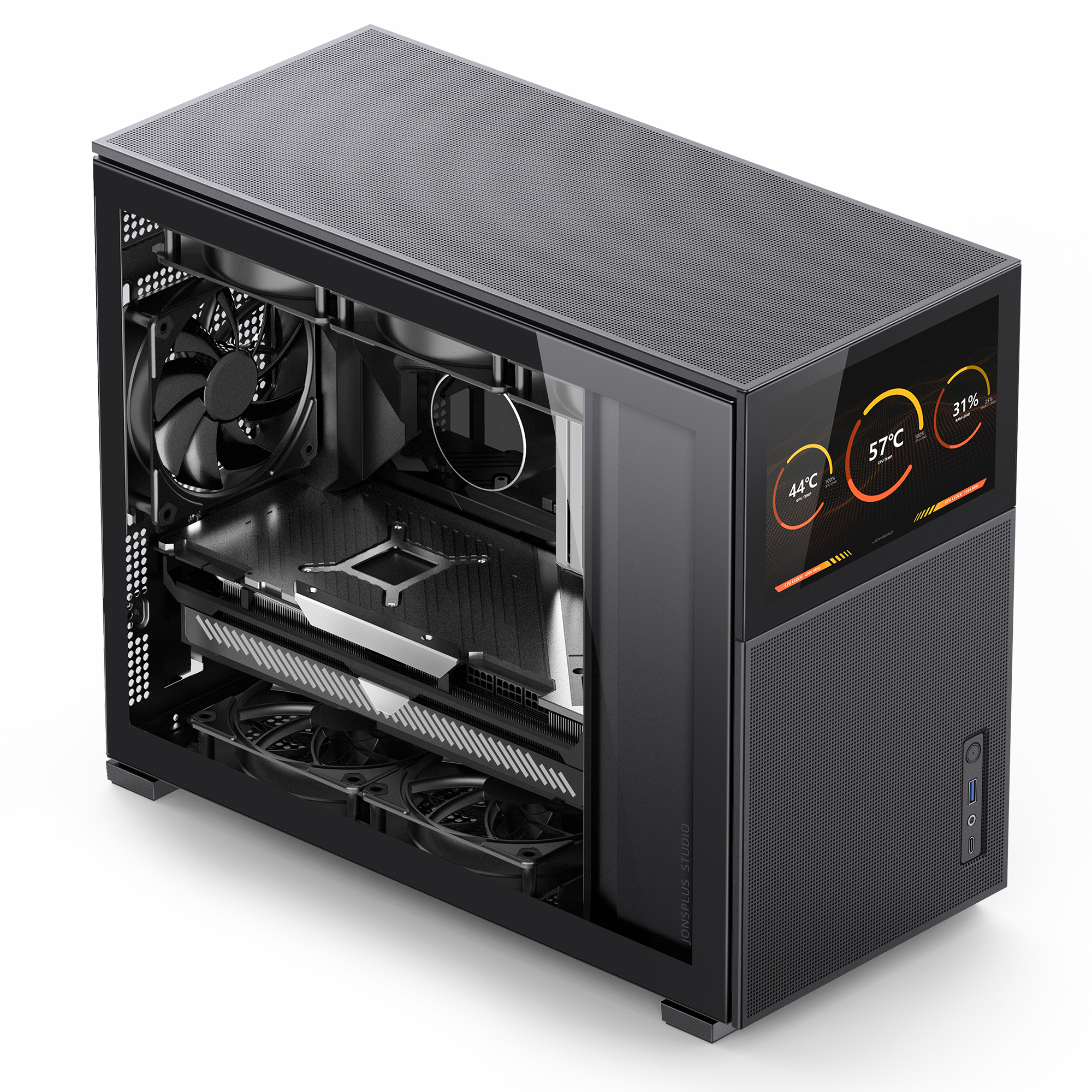 [S등급] JONSBO D31 MESH SCREEN Black