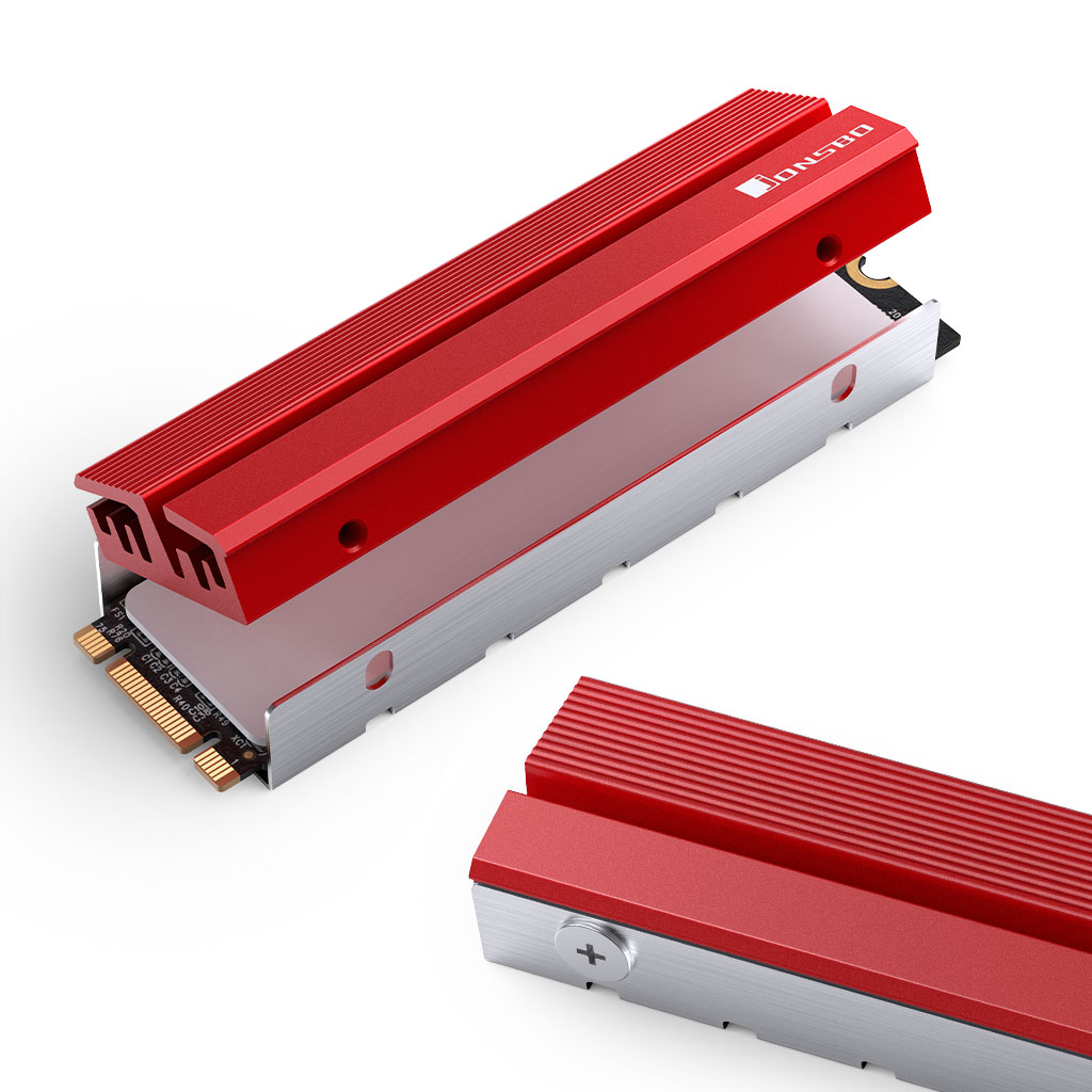 JONSBO M2-6 SSD HEATSINK RED