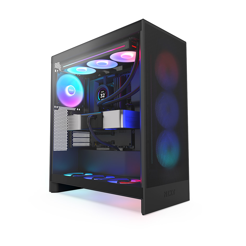 NZXT H7 Flow RGB V2 매트 블랙