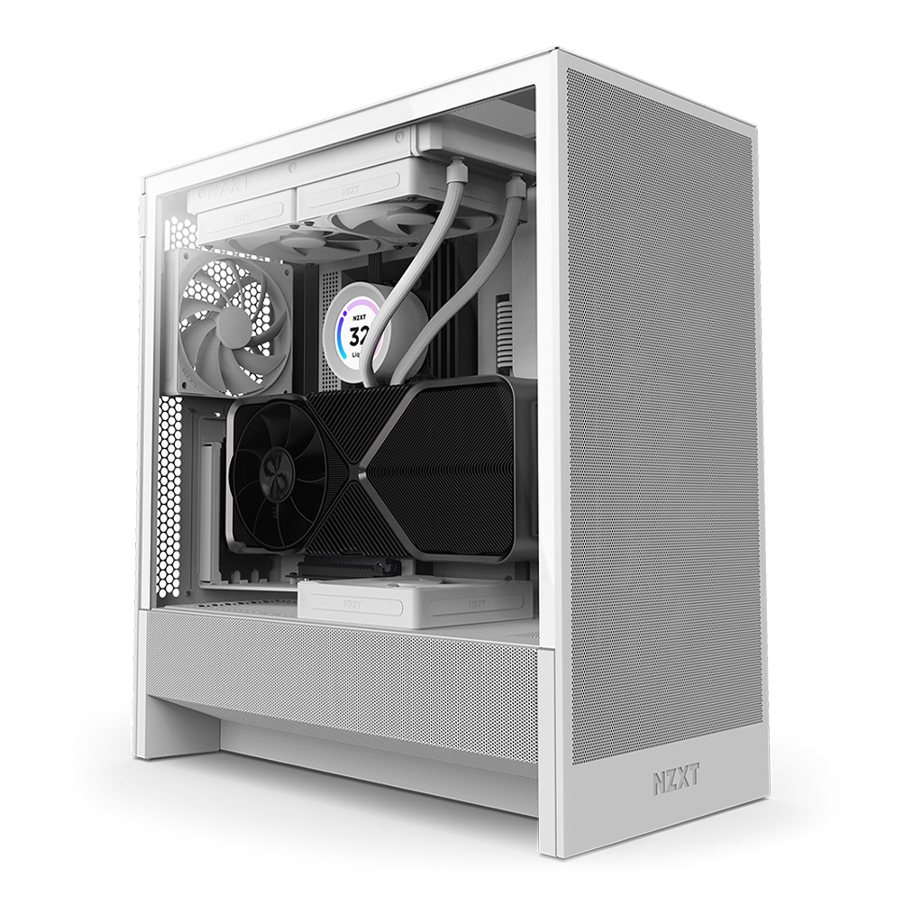 NZXT H5 Flow V2 매트화이트